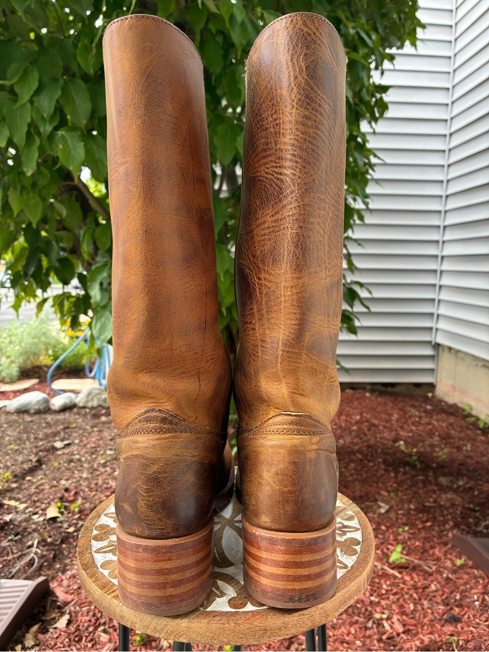 Vintage Women’s Frye Campus Boots Brown Size 8.5 - Picture 7 of 8